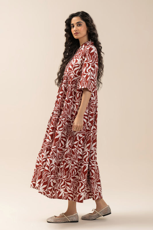 PRINTED LONG DRESS