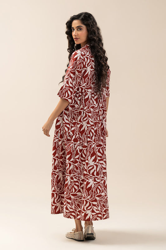 PRINTED LONG DRESS