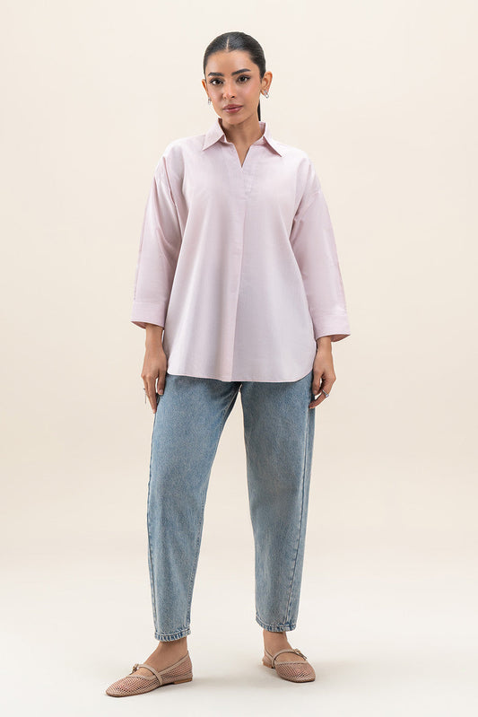 SOLID COLLAR SHIRT