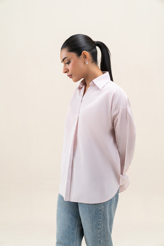 SOLID COLLAR SHIRT