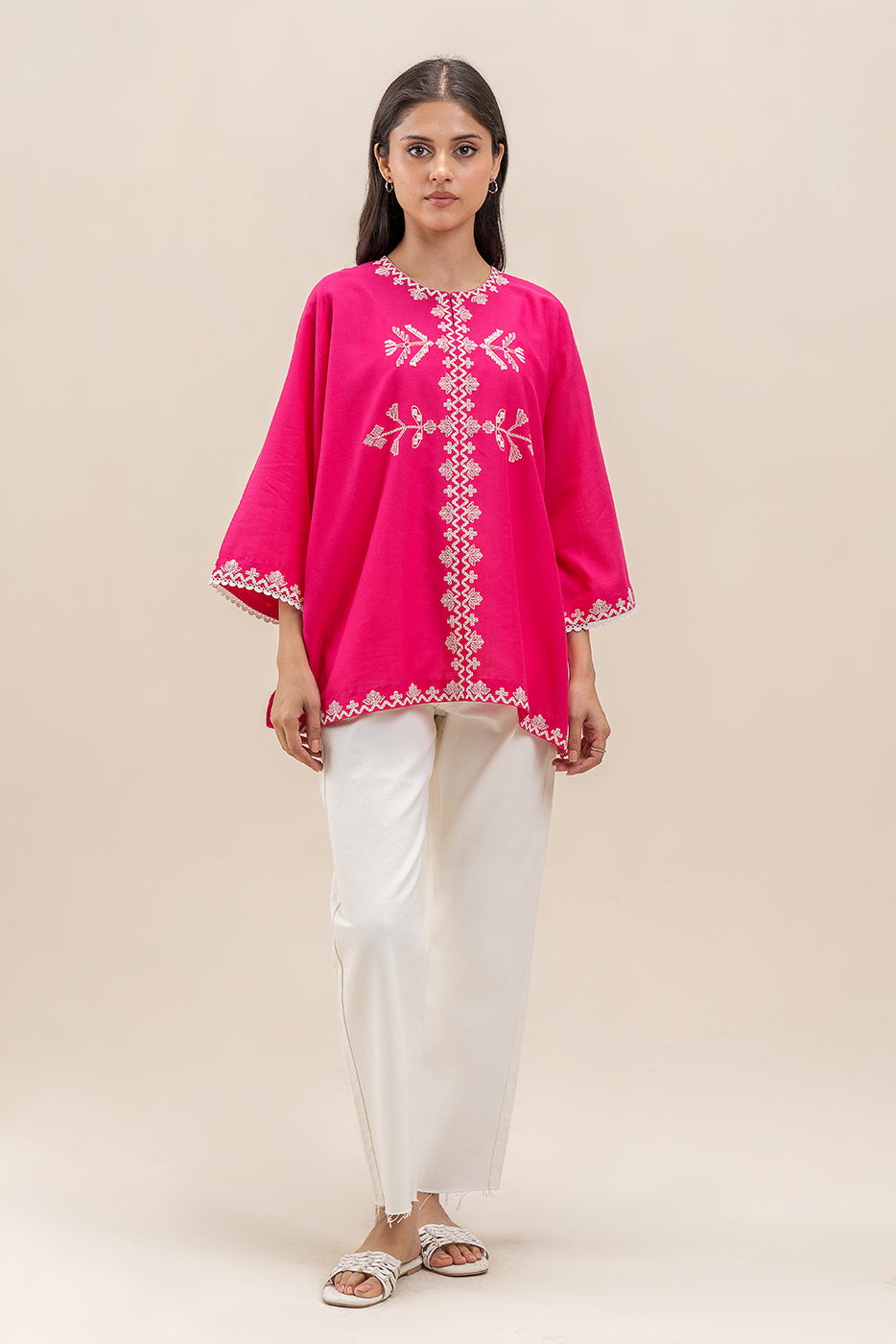 EMBROIDERED  LAWN TOP (PRET)