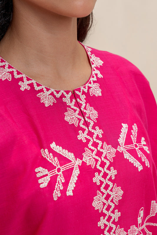 EMBROIDERED  LAWN TOP (PRET)