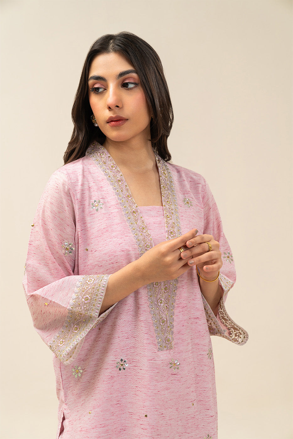 EMBROIDERED MULTI NAPS SHIRT (LUXURY-PRET)