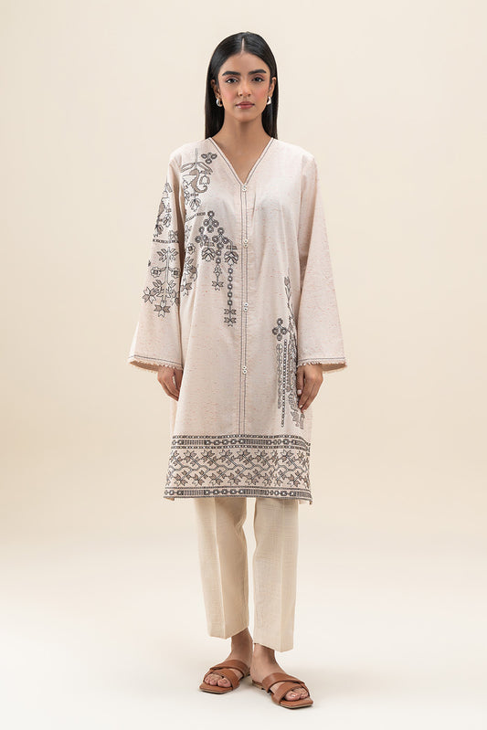 2 PIECE EMBROIDERED MULTI NEPS SUIT (PRET)