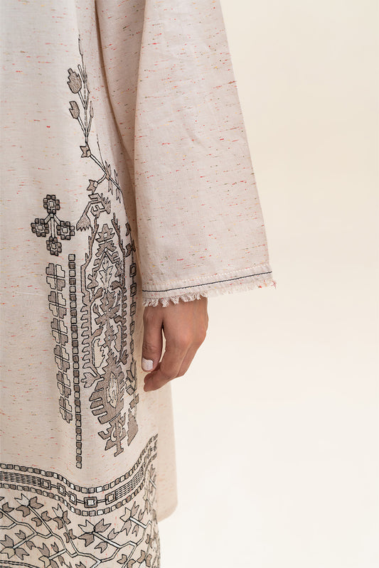 2 PIECE EMBROIDERED MULTI NEPS SUIT (PRET)