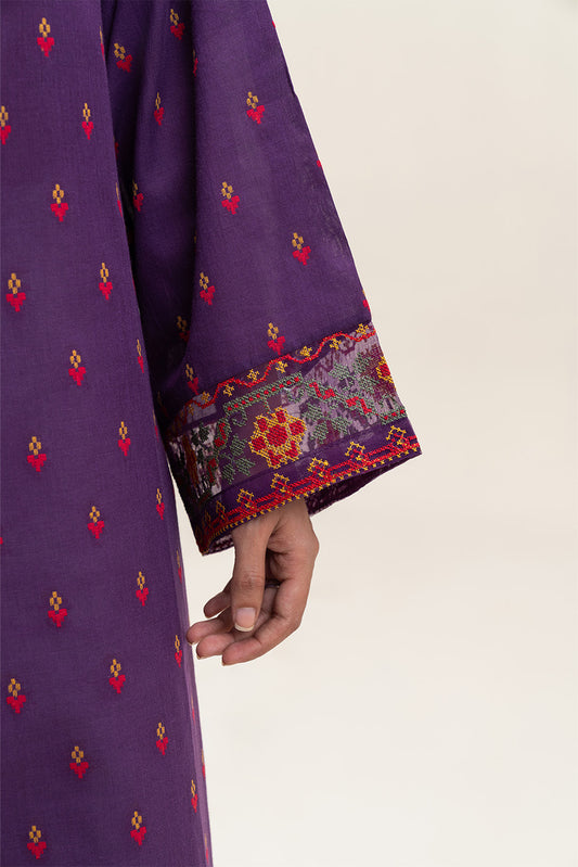 EMBROIDERED JACQUARD SHIRT (PRET)