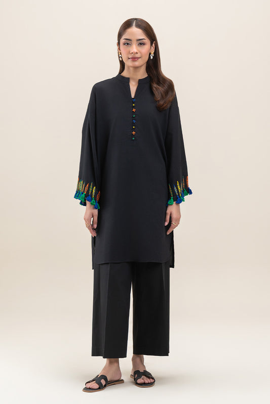 EMBROIDERED YARN DYED SHIRT (PRET)