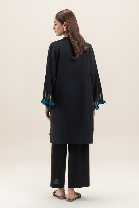 EMBROIDERED YARN DYED SHIRT (PRET)