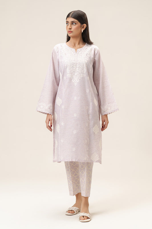 2 PIECE EMBROIDERED SPACE DYED MULTI NAPS SUIT (PRET)