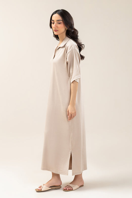 SOLID INTERLOCK DRESS (WESTERN)