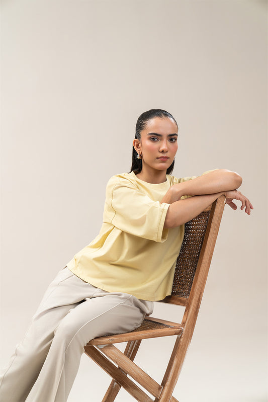 RIB CUFF T-SHIRT