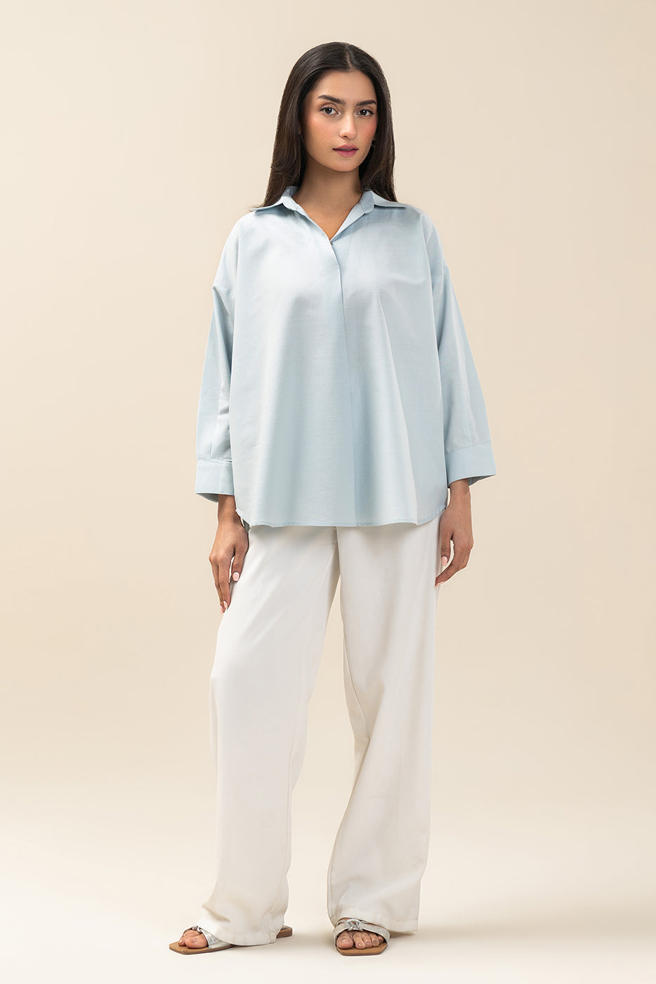 BASIC DYED VISCOSE TOP (WESTERN)