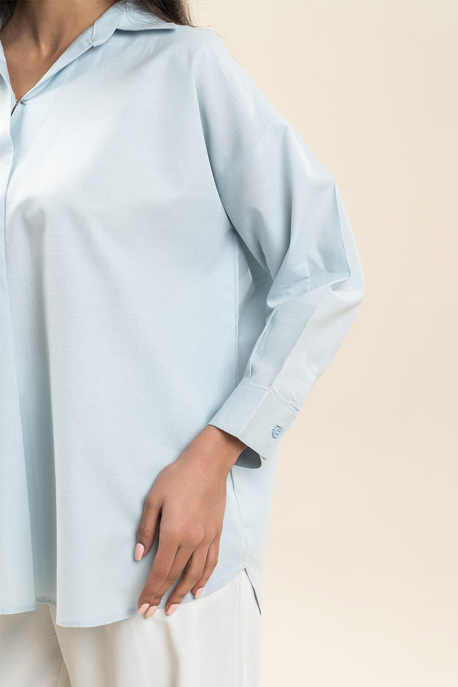 BASIC DYED VISCOSE TOP (WESTERN)