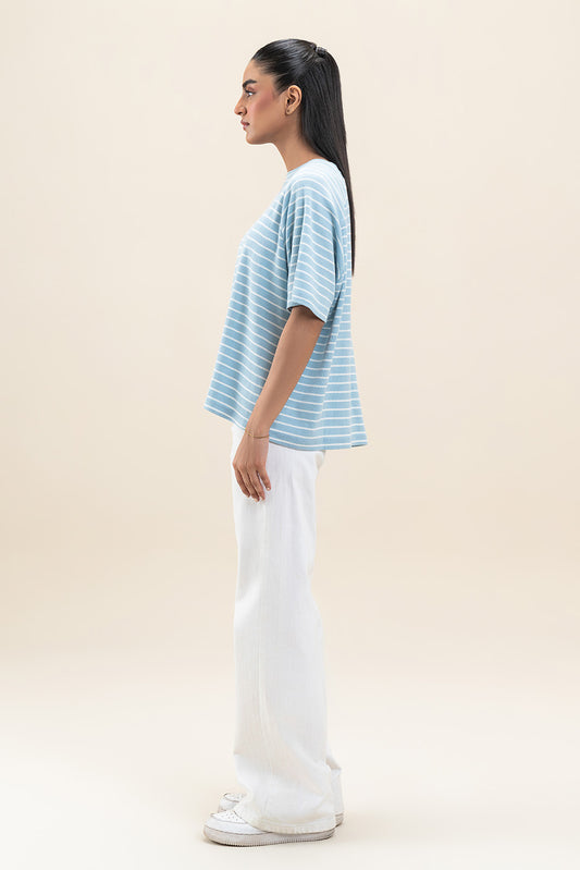 STRIPED RAGLAN T-SHIRT