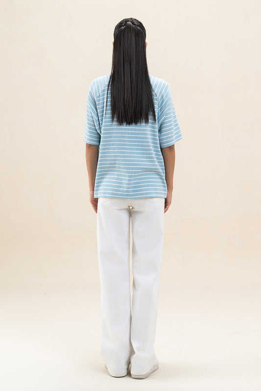 STRIPED RAGLAN T-SHIRT
