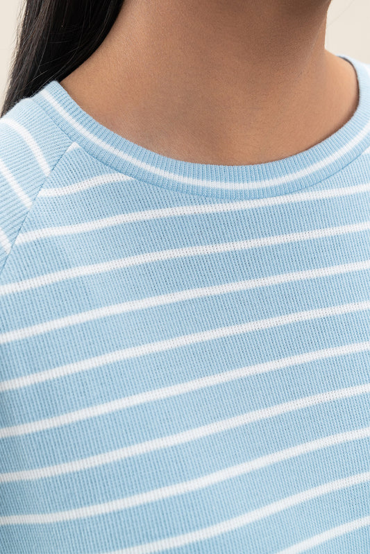 STRIPED RAGLAN T-SHIRT