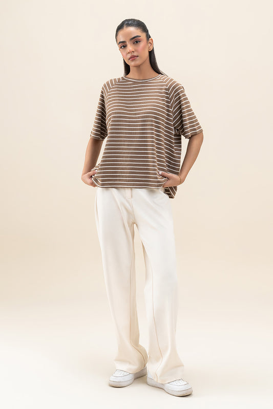 STRIPED RAGLAN T-SHIRT