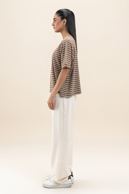 STRIPED RAGLAN T-SHIRT