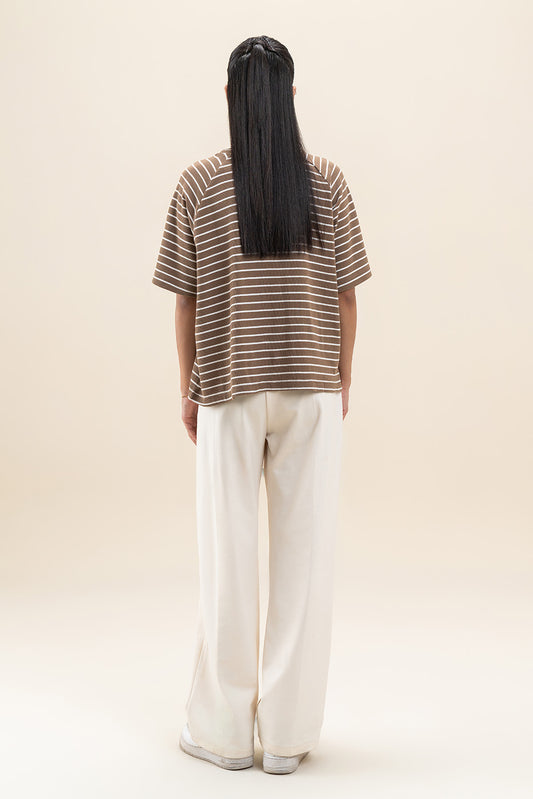 STRIPED RAGLAN T-SHIRT