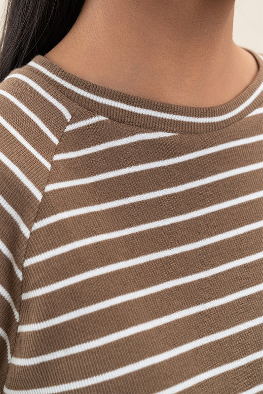 STRIPED RAGLAN T-SHIRT