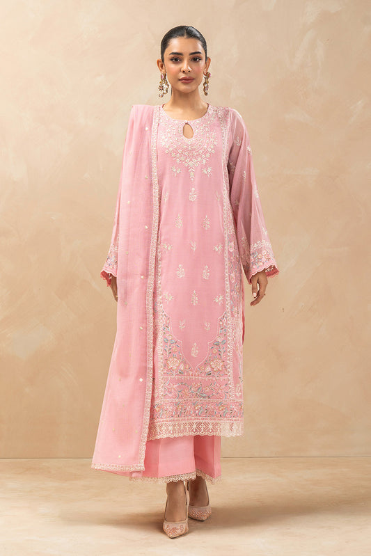 3 PIECE EMBROIDERED MONARK SUIT (LUXURY-PRET)