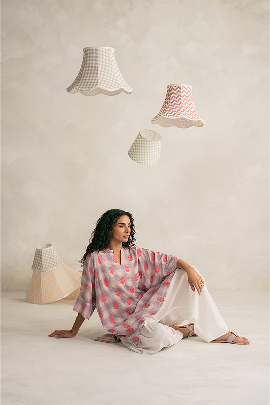 BASIC CHECK JACQUARD SHIRT (PRET)