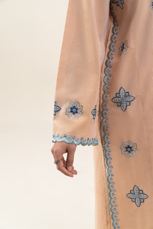 EMBROIDERED CHAMBRAY SHIRT (PRET)