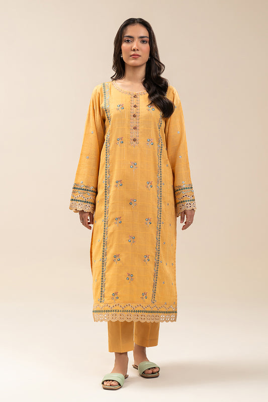 2 PIECE EMBROIDERED DORIA SUIT (PRET)