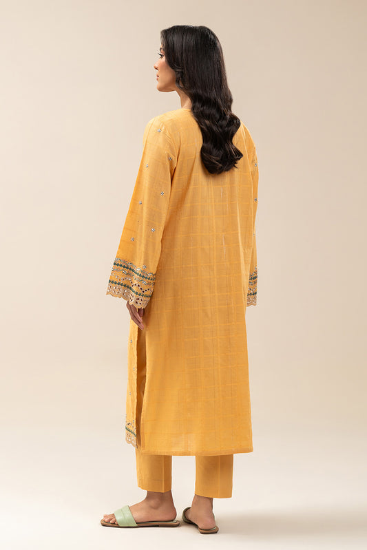 2 PIECE EMBROIDERED DORIA SUIT (PRET)