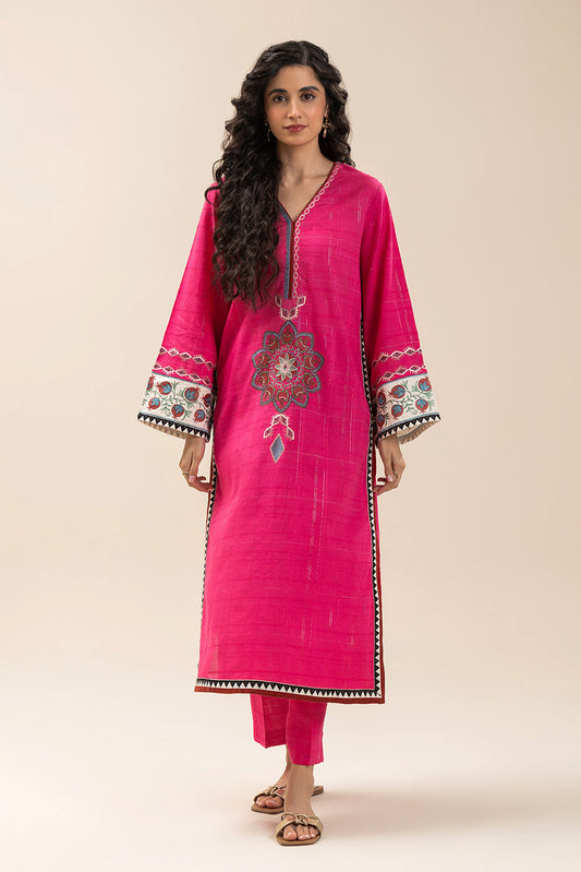 2 PIECE EMBROIDERED DORIA SUIT (PRET)