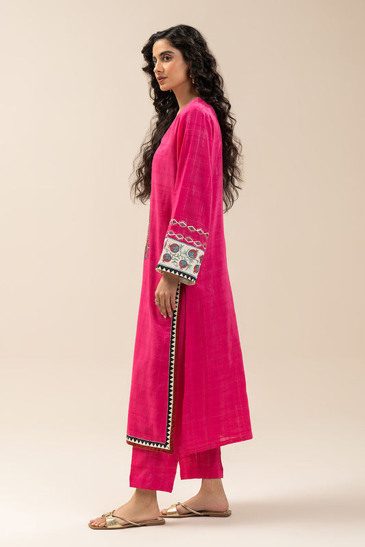 2 PIECE EMBROIDERED DORIA SUIT (PRET)
