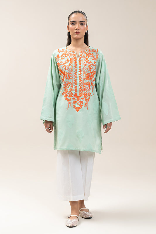 EMBROIDERED BROCHIA SHIRT (PRET)