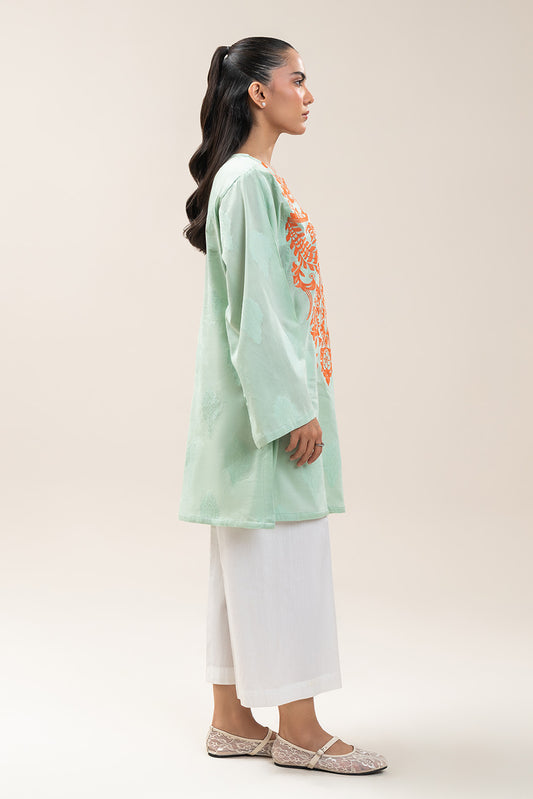 EMBROIDERED BROCHIA SHIRT (PRET)