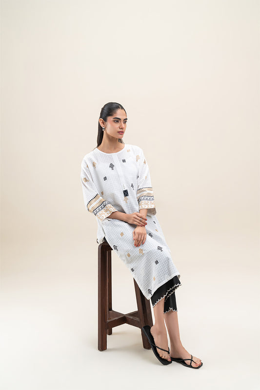 EMBROIDERED DORIA SHIRT (PRET)