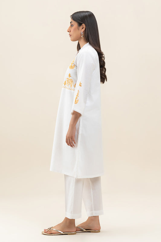 2 PIECE EMBROIDERED LAWN SUIT (PRET)
