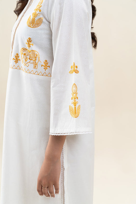 2 PIECE EMBROIDERED LAWN SUIT (PRET)