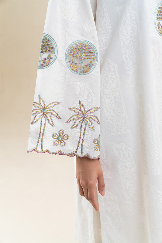2 PIECE EMBROIDERED LAWN SUIT (PRET)
