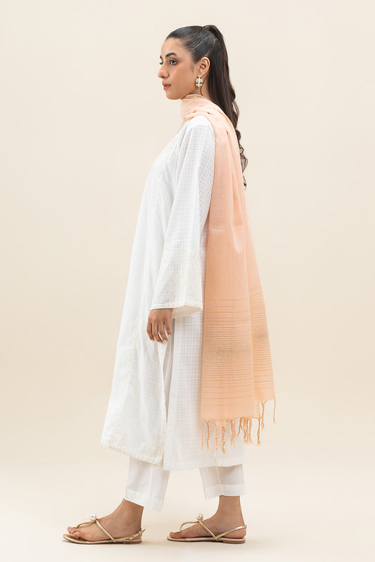 3 PIECE EMBROIDERED DORIA SUIT (PRET)
