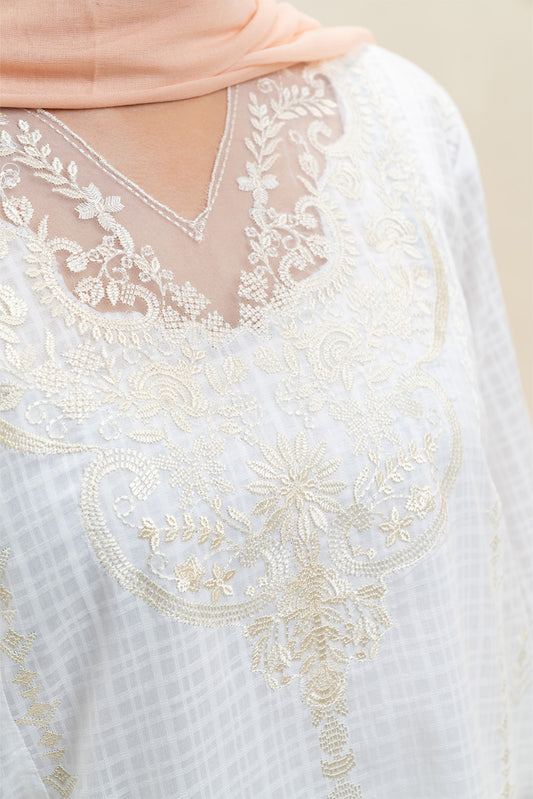 3 PIECE EMBROIDERED DORIA SUIT (PRET)