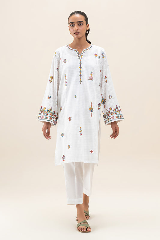 2 PIECE EMBROIDERED DORIA SUIT (PRET)