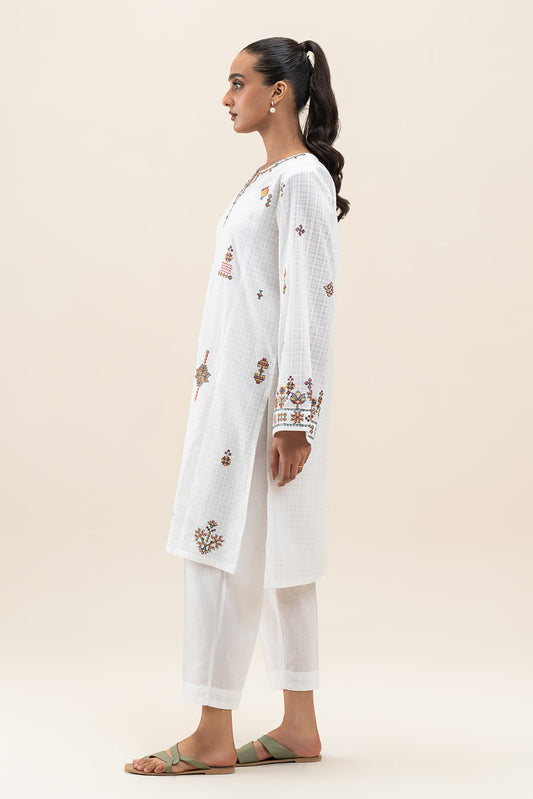 2 PIECE EMBROIDERED DORIA SUIT (PRET)