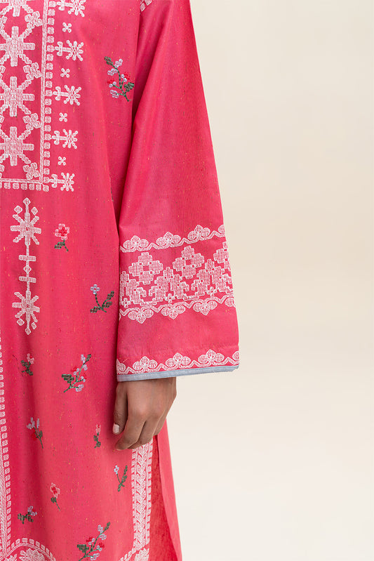 2 PIECE EMBROIDERED MULTI NEPS SUIT (PRET)