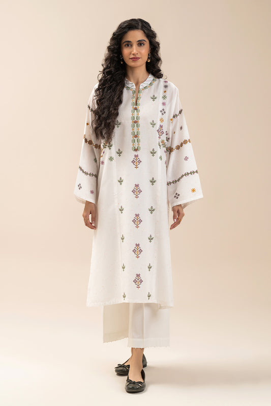 EMBROIDERED MULTI NEPS SHIRT (PRET)
