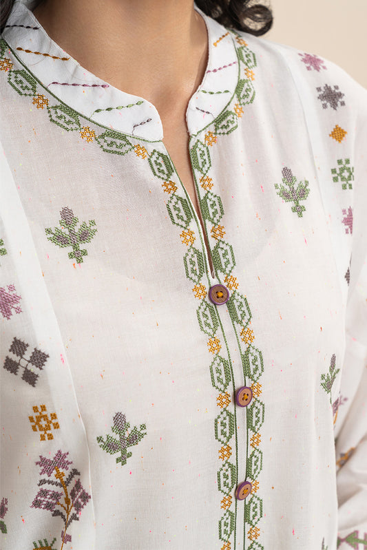 EMBROIDERED MULTI NEPS SHIRT (PRET)