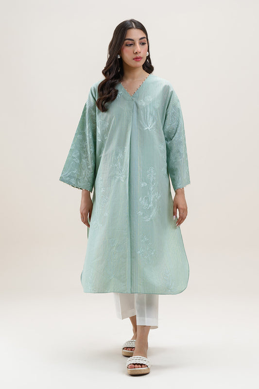 EMBROIDERED COTTON SHIRT (PRET)