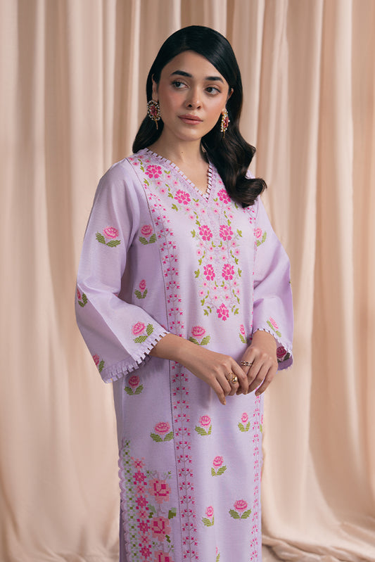 2 EMBROIDERED SPACE DYED SUIT (PRET)