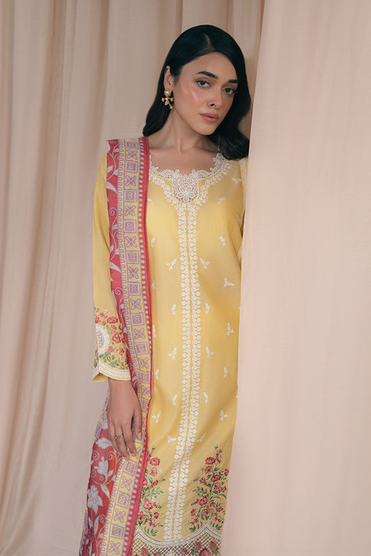 3 PIECE EMBROIDERED MISSOURI SUIT (PRET)