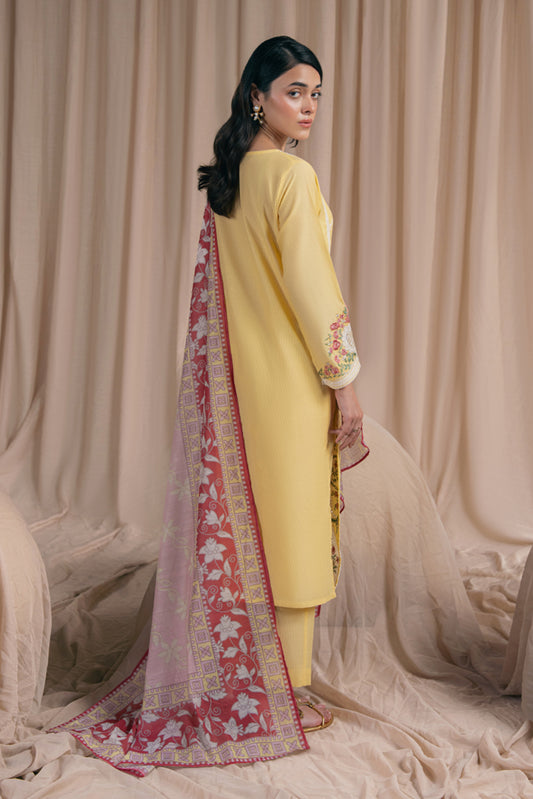 3 PIECE EMBROIDERED MISSOURI SUIT (PRET)