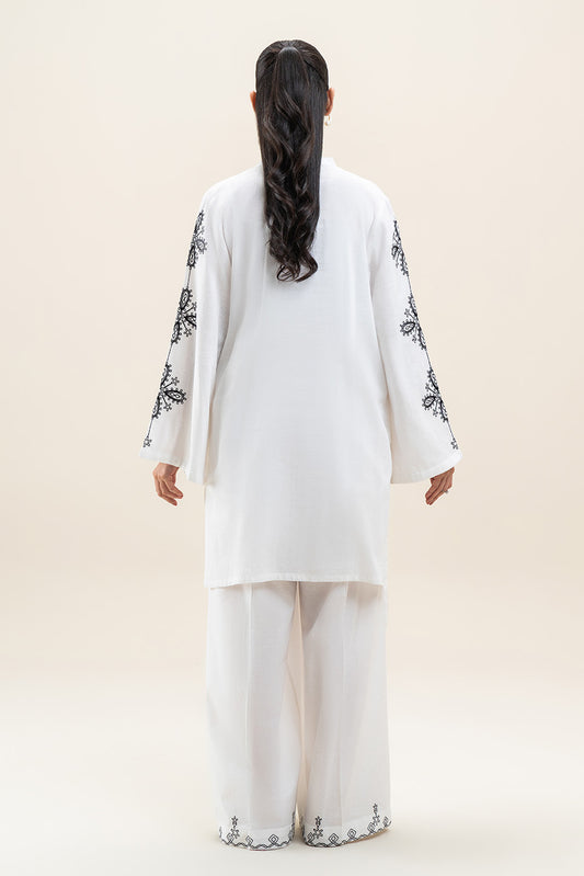 2 PIECE EMBROIDERED KARANDI SUIT (PRET)