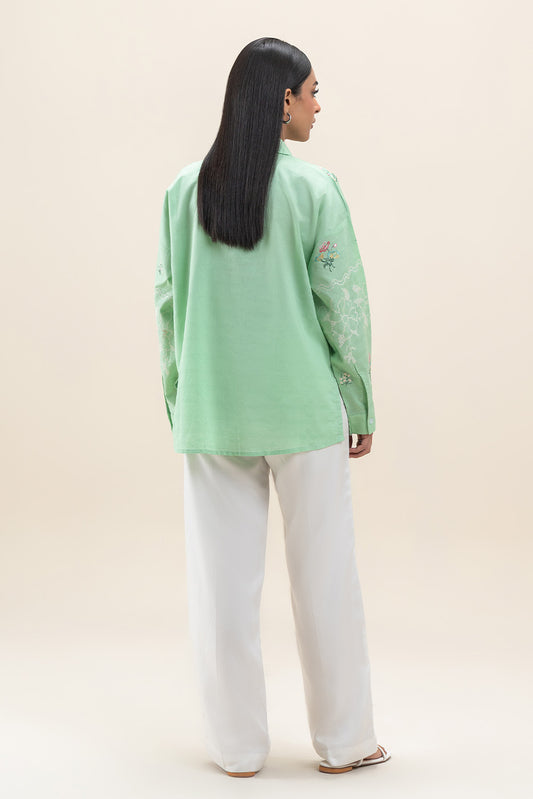 EMBROIDERED JACQUARD CF TOP (PRET)
